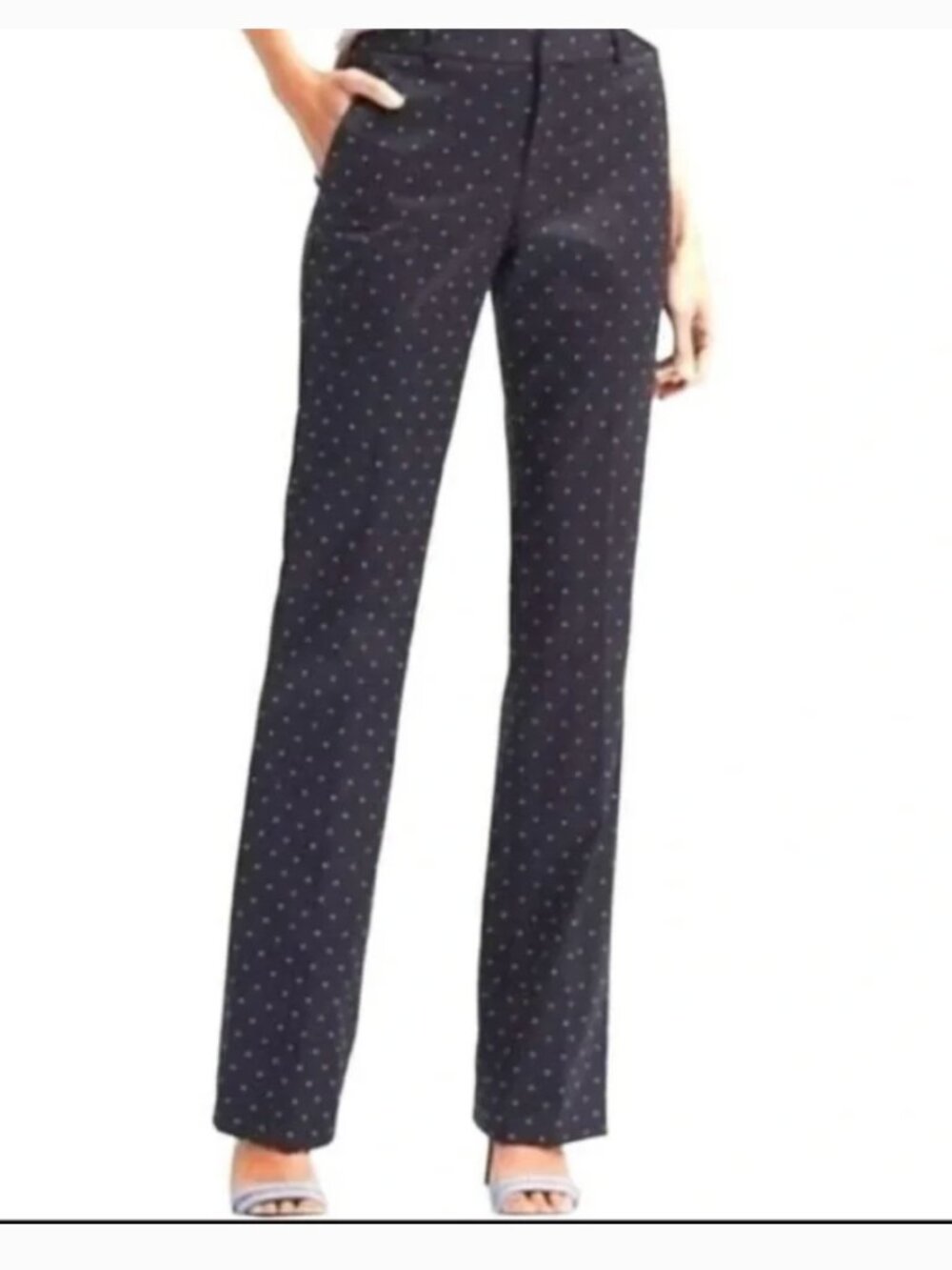 Banana Republic Navy Blue Polka Dot Blazer Size 14